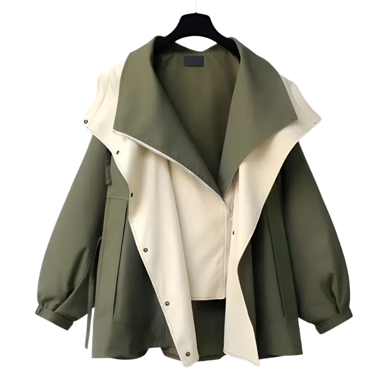 Stylish Women's Oversized Waterproof Rain Jacket