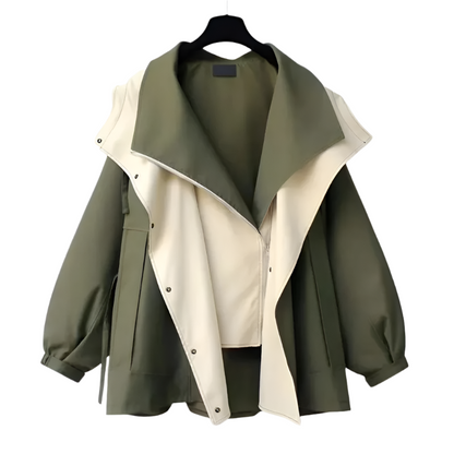 Stylish Women's Oversized Waterproof Rain Jacket