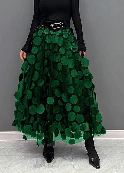 Fashionable Dress | Polka Dot Skirt Tulle Patchwork