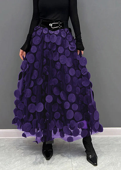 Fashionable Dress | Polka Dot Skirt Tulle Patchwork