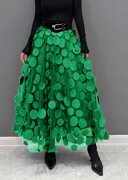 Fashionable Dress | Polka Dot Skirt Tulle Patchwork