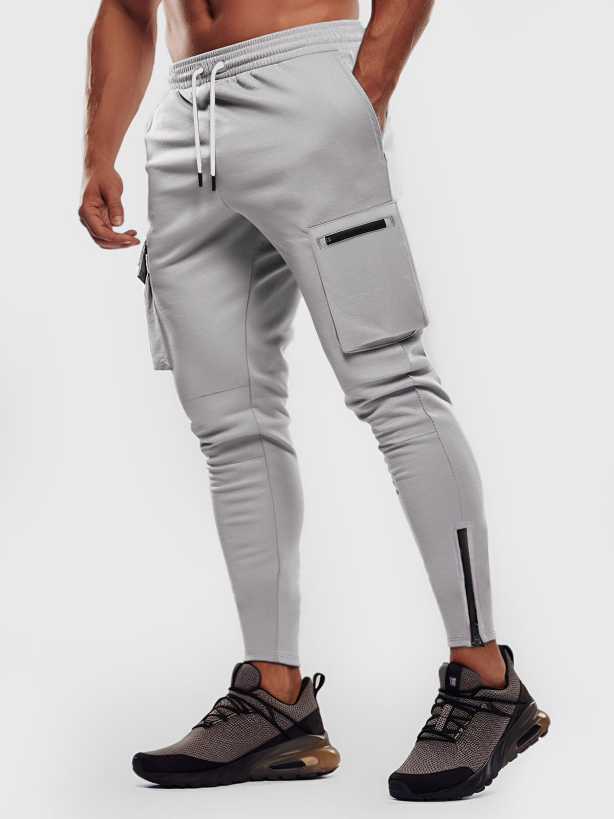 Men's Joggers Cargo Comfortable With Pockets