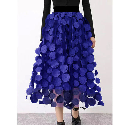 Fashionable Dress | Polka Dot Skirt Tulle Patchwork