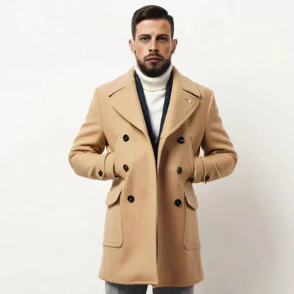Men's Warm Winter Jacket with Side Pockets