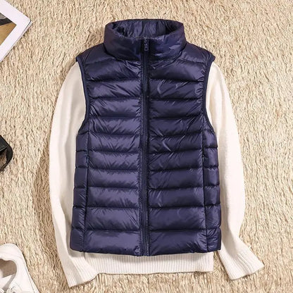 Women's Quilted Vest Warm Winter Down Vest