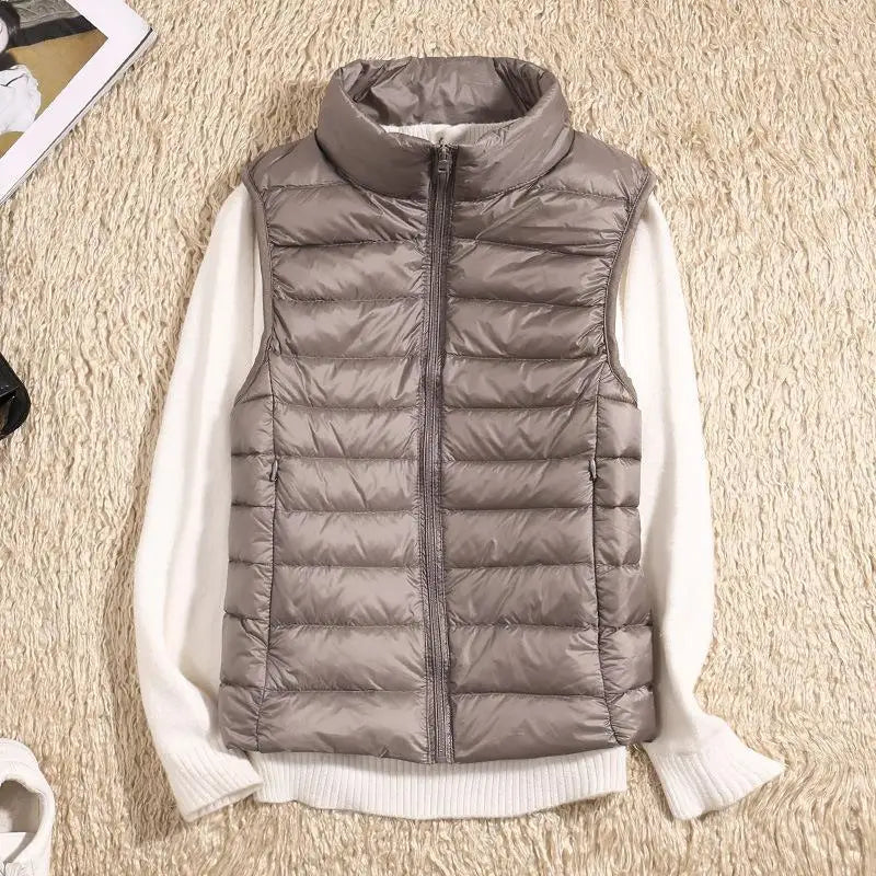 Women's Quilted Vest Warm Winter Down Vest