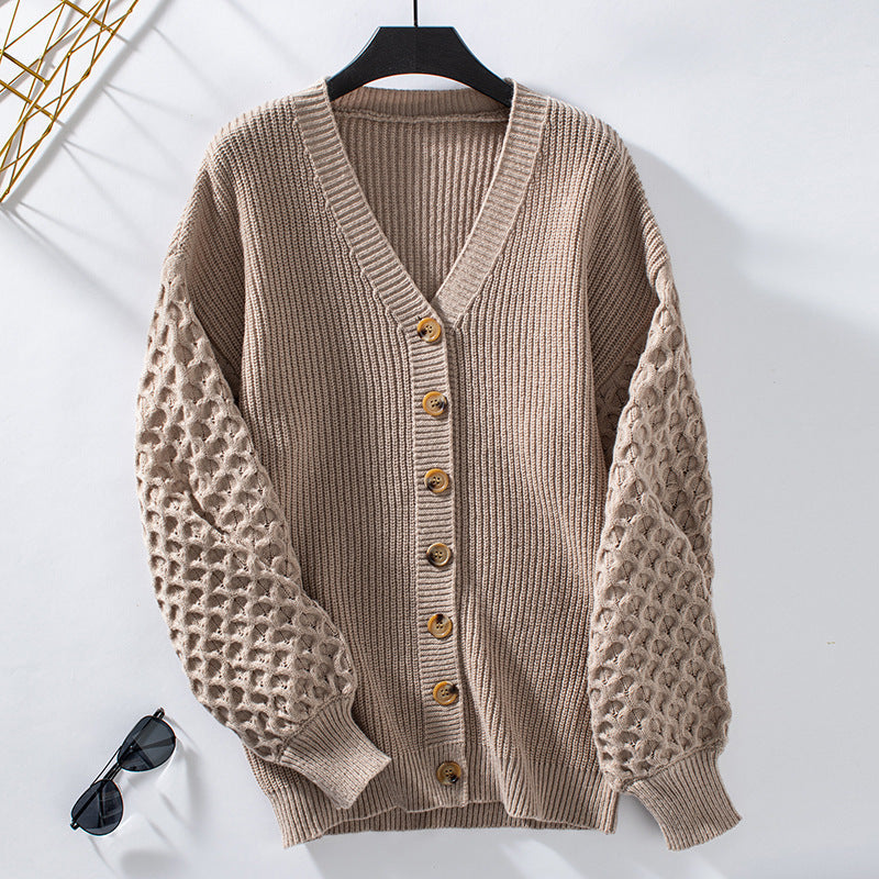 Stylish V-Neck Soft Cardigan