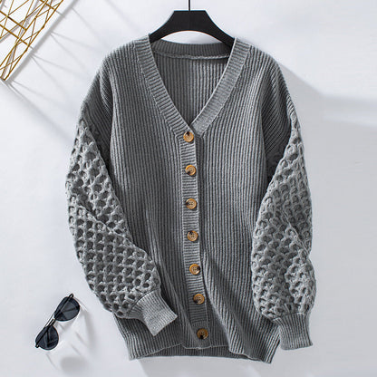 Stylish V-Neck Soft Cardigan