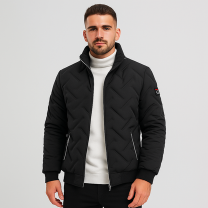 Men's Padded Winter Jacket Zipper