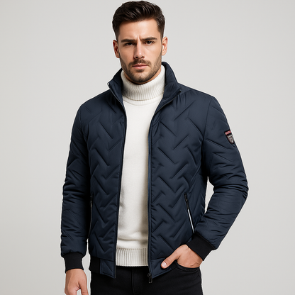 Men's Padded Winter Jacket Zipper