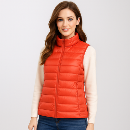 Modern Quilted Vest for Women, Elegant and Lightweight
