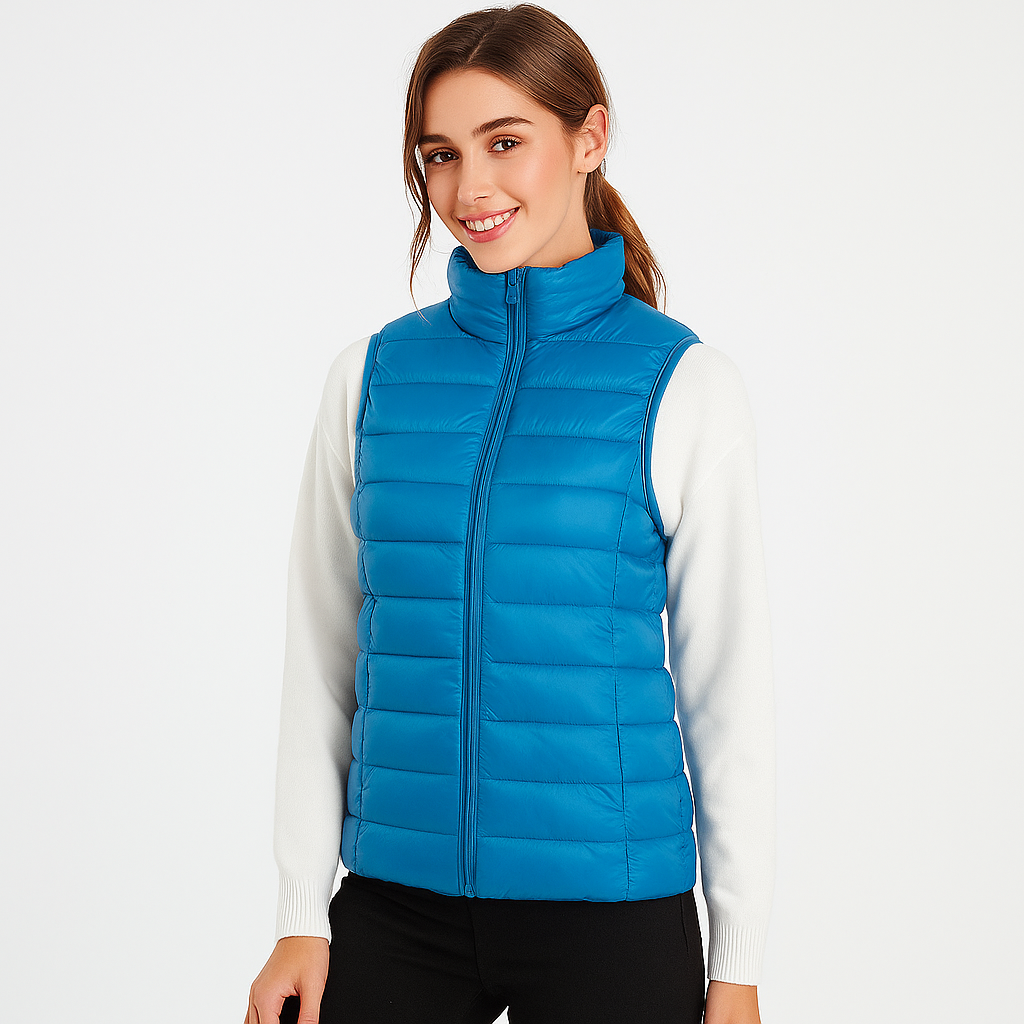 Modern Quilted Vest for Women, Elegant and Lightweight