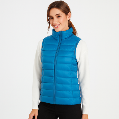 Modern Quilted Vest for Women, Elegant and Lightweight