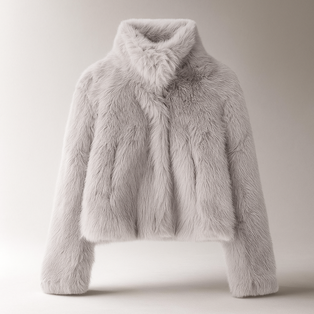 Stylish Women's Short Faux Fur Jacket