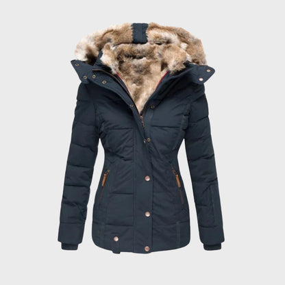 Warm Down Jacket Fleece Lined