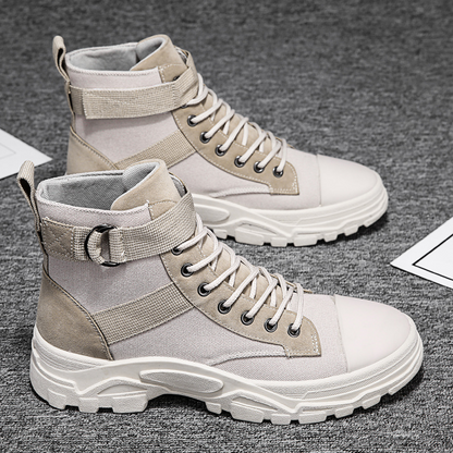 Motorcycle Boots High Shaft Adjustable Ankle Strap