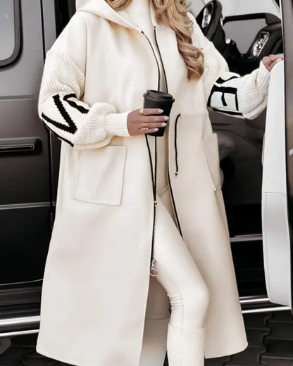 Comfortable Casual Hoodie with Soft Sleeves