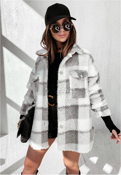 Women's Lumberjack Style Winter Jacket