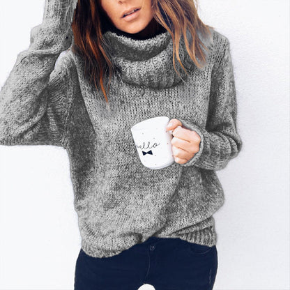 Soft Women's Turtleneck Sweater Cuddly & Comfortable