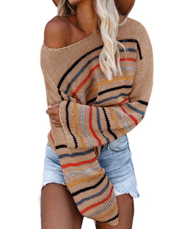 Women's Pullover Casual Striped Trendy