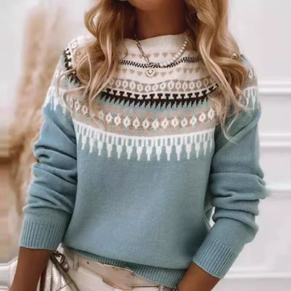 Cozy Knit Cardigan Winter Model