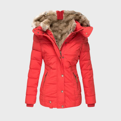 Warm Down Jacket Fleece Lined