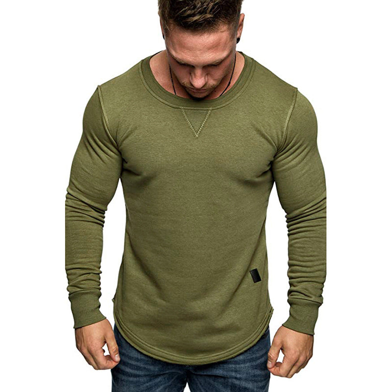 Men's Long-Sleeve Shirt Sporty Textured Modern