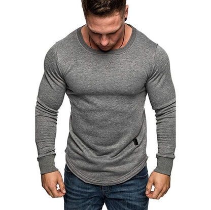 Men's Long-Sleeve Shirt Sporty Textured Modern