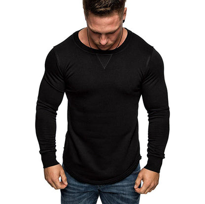 Men's Long-Sleeve Shirt Sporty Textured Modern