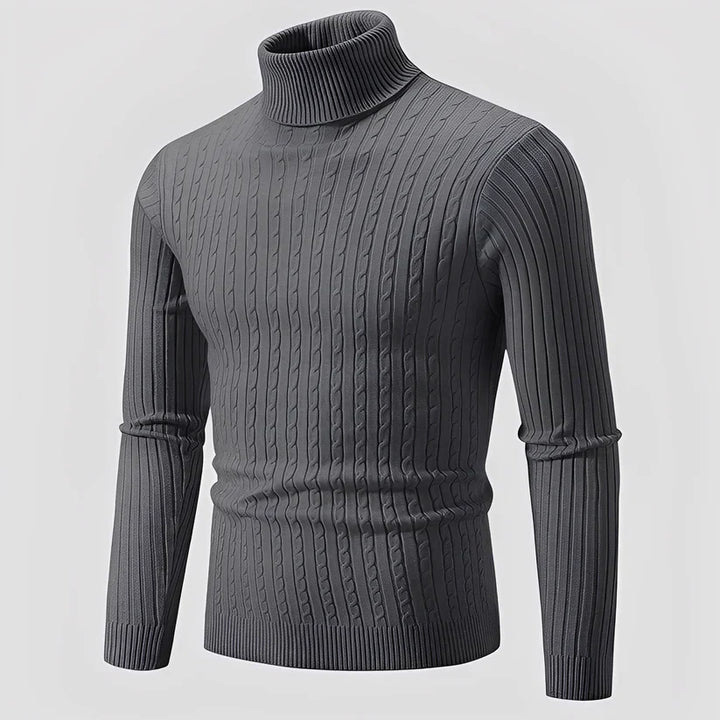 Stylish Rollkragen Pullover Herren Fashion