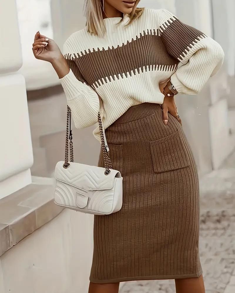 Women's Comfortable Two-Piece Outfit Set