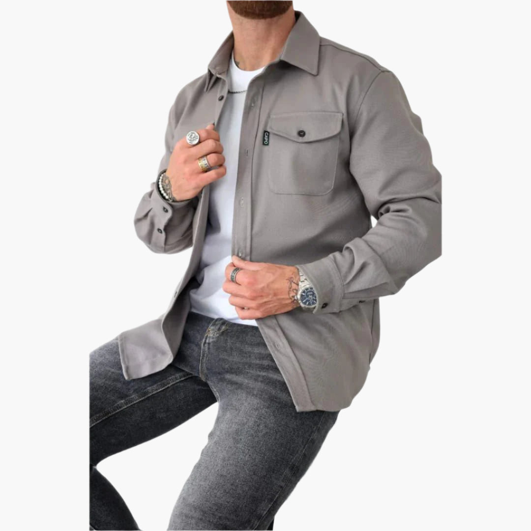 Modern Overshirt Jacket - Versatile Shirt Jacket for Leisure and Work