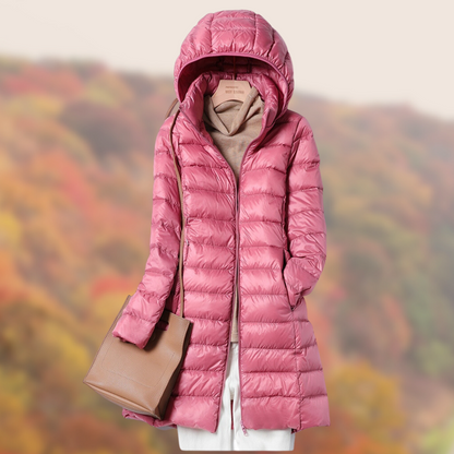 Women's Lightweight Quilted Hooded Jacket