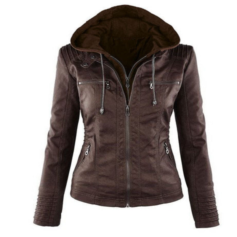 Women's Leather Jacket Summer Chic