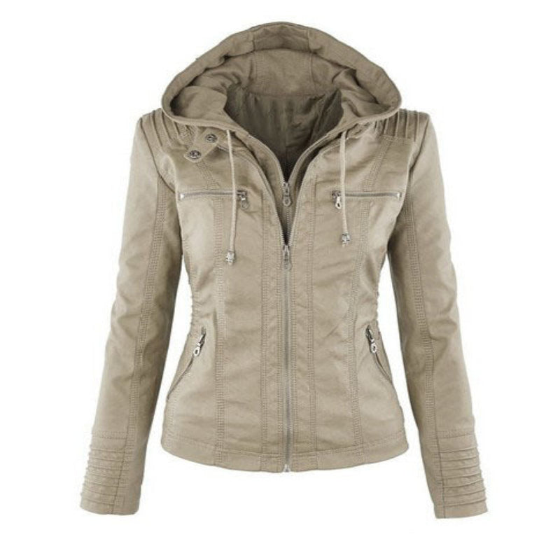 Women's Leather Jacket Summer Chic