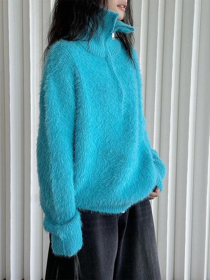 Soft Pullover Zipper for Women