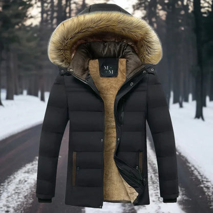Elegant Women's Coat Warm Genuine