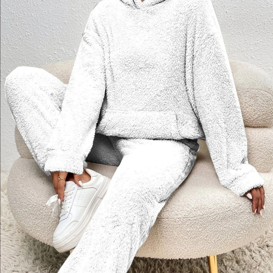 Women's Spring Shop Cozy Hooded Tracksuit Set