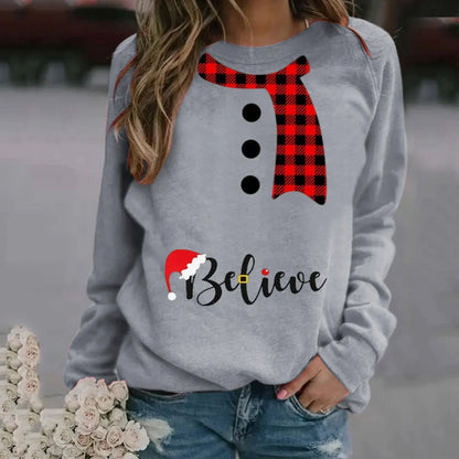 Women's Christmas Jumper Long Sleeve Modal Soft