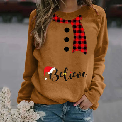 Women's Christmas Jumper Long Sleeve Modal Soft