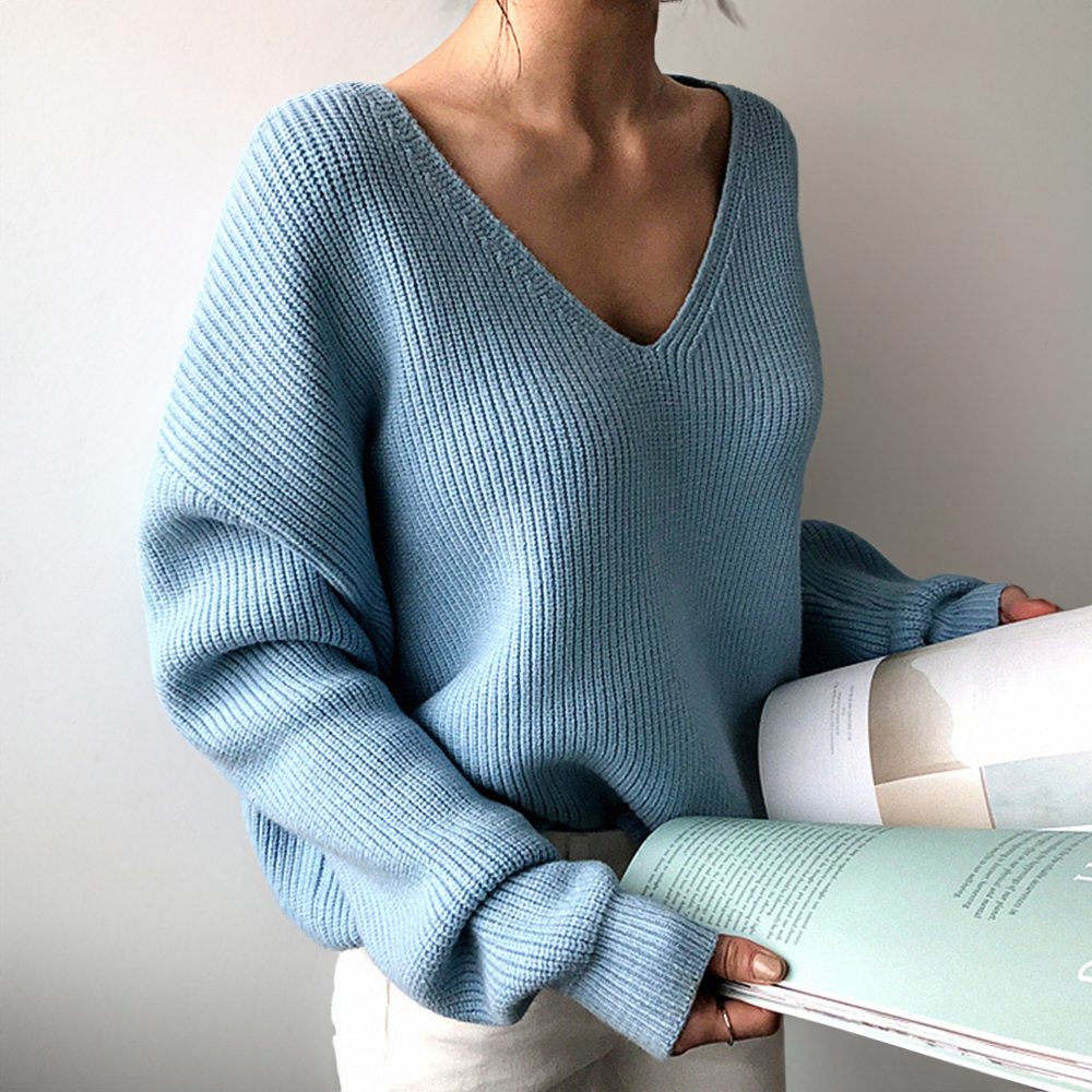 Damenschal Pullover Bequem und Warm - IdealeKleiden