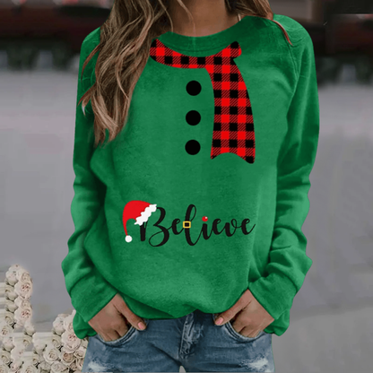 Women's Christmas Jumper Long Sleeve Modal Soft