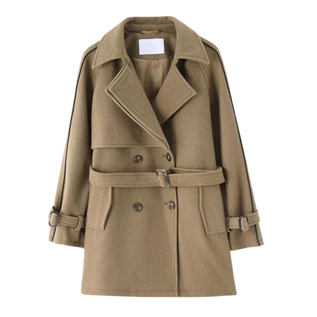 Eleganter Wintermantel Damen Modern Design - IdealeKleiden