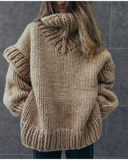 Oversized Knitted Sweater Cozy