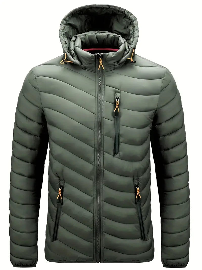 Men's Winter Jacket Lightly Insulated Warm