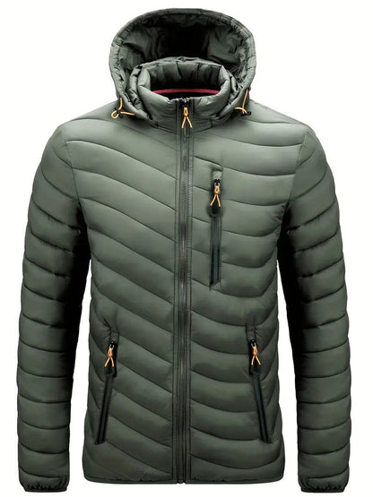 Men's Winter Jacket Lightly Insulated Warm