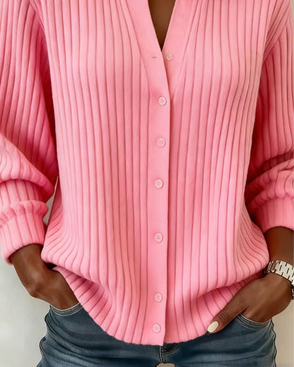 Damenschal Langarm Pullover Rundhals - IdealeKleiden