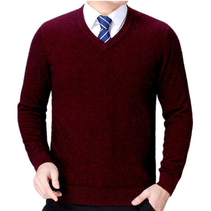 Men's Knitted Sweater Soft Cotton Comfortable