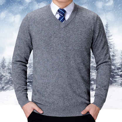 Men's Knitted Sweater Soft Cotton Comfortable