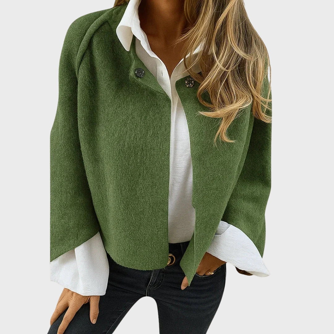 Elegant Short Coat for Women, Warm